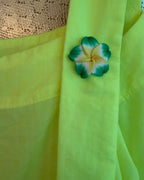 Mira Mikati Neon Yellow Maxi Dress Size EU 34 — 06 detail 2