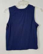 Sundry Navy Striped Sleeveless Top Size 2 — 02 back
