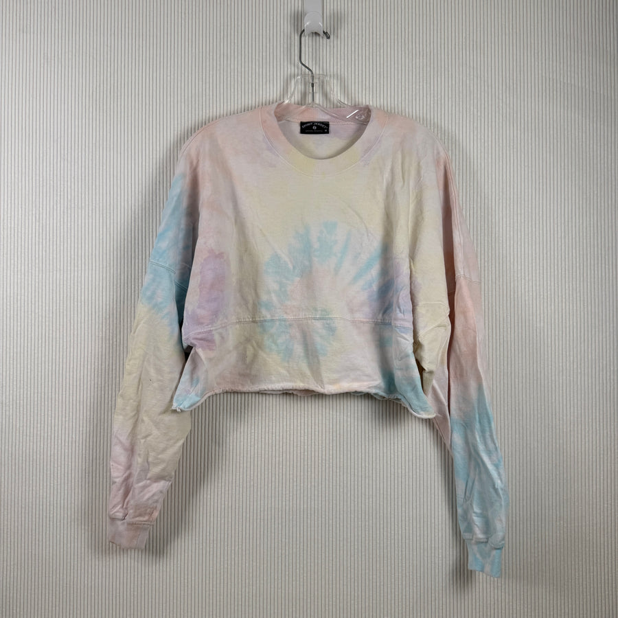 Spirit Jersey Pastel Tie Dye Sweatshirt Size M — 01 front