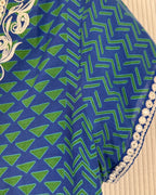 Sulu Blue Green Embroidered Dress — 04 detail 2