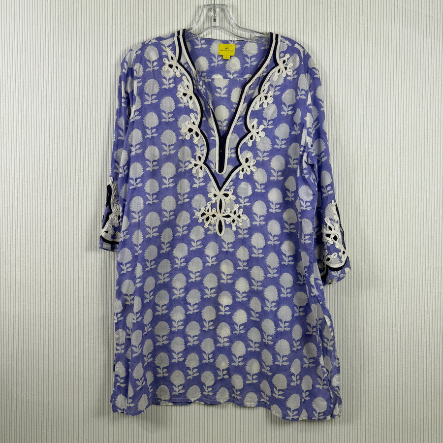 Roberta Roller Rabbit Cotton Tunic Pheasant Blouse — 01 front