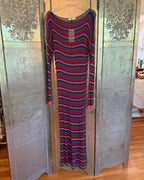 Zara Knit Striped Maxi Dress Size EUR M (USA M, MEX 28) — 03 back