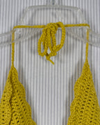 Yellow Fringe Halter Top — 04 detail 2