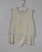 Ivory Layered Tank Top — 01 front