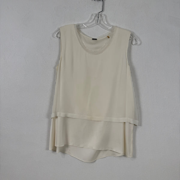 Ivory Layered Tank Top — 01 front