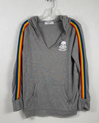 SoulCycle Gray Skull Top Size Medium — 01 front