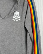 SoulCycle Gray Skull Top Size Medium — 03 detail