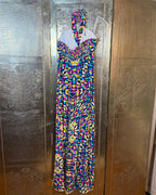 Alice + Trixie Silk Halter Maxi Dress Size M — 01 front