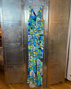 Alice + Trixie Silk Halter Maxi Dress Size M — 03 back