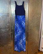 Alice + Trixie Blue Lace Maxi Dress — 02 back