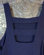 Alice + Trixie Blue Lace Maxi Dress — 03 detail