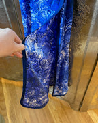 Alice + Trixie Blue Lace Maxi Dress — 04 detail 2