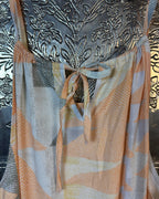 Rust Orange Ruched Dress — 03 detail