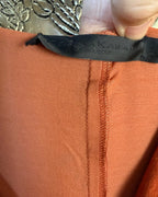 Rust Orange Ruched Dress — 05 tag