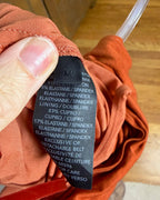 Rust Orange Ruched Dress — 06 tag 2