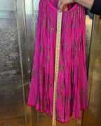 Alice + Trixie Hot Pink Halter Maxi Dress — 01 front