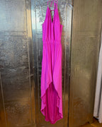 Alice + Trixie Hot Pink Halter Maxi Dress — 04 detail 2