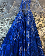 Alice + Trixie Blue Print Halter Maxi Dress — 03 detail