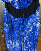 Alice + Trixie Blue Print Halter Maxi Dress — 04 detail 2