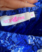 Alice + Trixie Blue Print Halter Maxi Dress — 06 tag 2