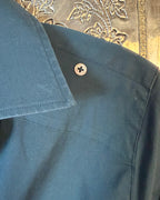 Alara Teal Button Blouse — 02 detail