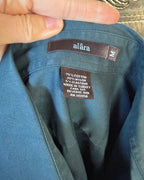 Alara Teal Button Blouse — 04 tag