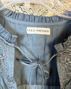 Ulla Johnson Lissa Blouse in Slate Blue — 04 tag