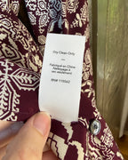 Maroon Print Blouse — 04 tag 2