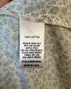 Bailey 44 Light Blue Floral Blouse Size L — 06 tag 2