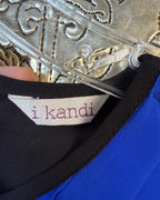 i Kandi Navy Blue Colorblock Blouse — 04 tag