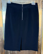 Elie Tahari Navy Pencil Skirt Size US 2 (UK 6, IT 38) — 02 back