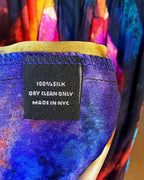 Alice + Trixie Colorful Silk Maxi Dress — 04 tag