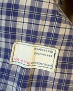 Odd Molly Blue Plaid Lace Blouse — 06 tag 2