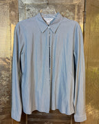 Brooks Brothers Blue Blouse Size 16 — 02 back