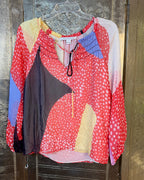 Diane von Furstenberg Pink Blouse — 01 front