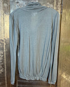 Gray Dolman Sleeve Sweater — 01 front