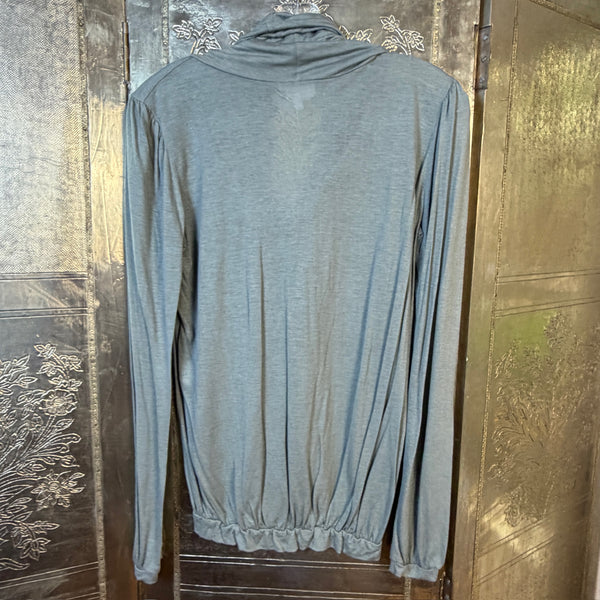 Gray Dolman Sleeve Sweater — 01 front