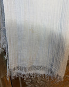 Gray Fringe Scarf — 02 back