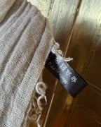 Gray Fringe Scarf — 04 tag 2