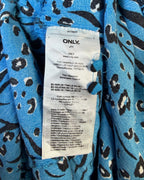ONLY Blue Animal Print Dress Size EU 38 (UK 10) — 04 tag 2
