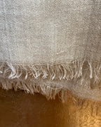 Gray Wool Scarf — 02 detail