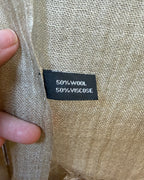 Gray Wool Scarf — 04 tag 2