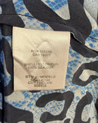 Equipment Femme Blue Gray Abstract Top Size XS — 04 tag 2