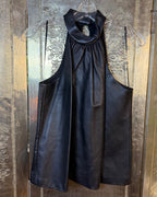 Navy Wide Leg Jumpsuit — 01 front