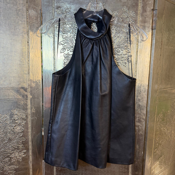 Navy Wide Leg Jumpsuit — 01 front