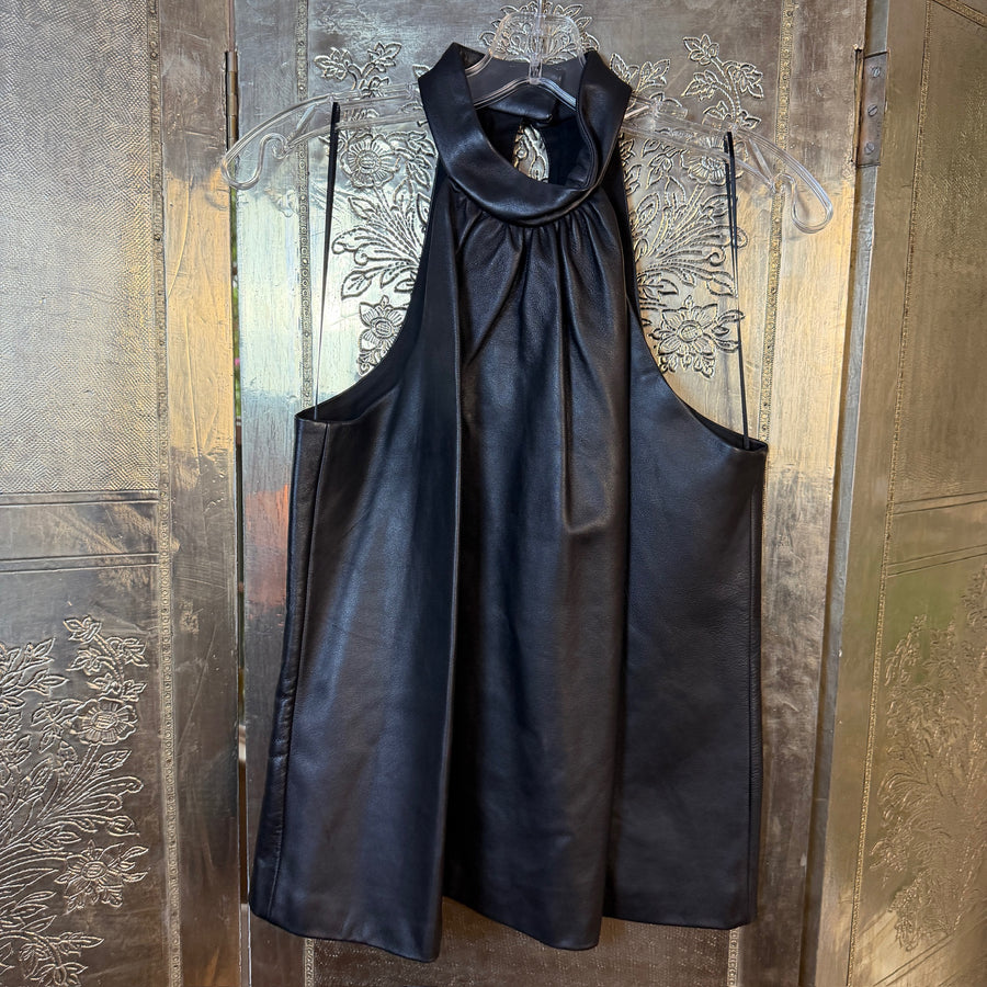 Navy Wide Leg Jumpsuit — 01 front