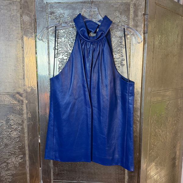Alice + Trixie Blue Ombre Sleeveless Top — 01 front