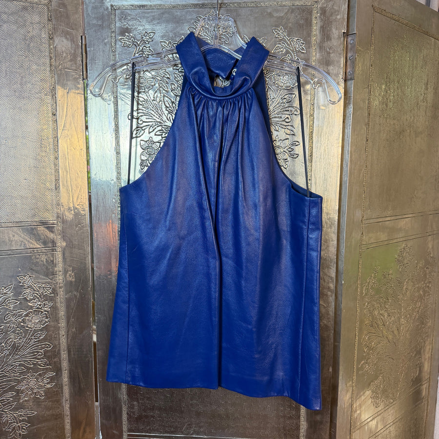 Alice + Trixie Blue Ombre Sleeveless Top — 01 front
