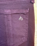 rag & bone - JEAN Burgundy Skinny Jeans Size 26 — 03 detail