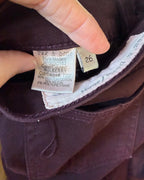 rag & bone - JEAN Burgundy Skinny Jeans Size 26 — 05 tag 2